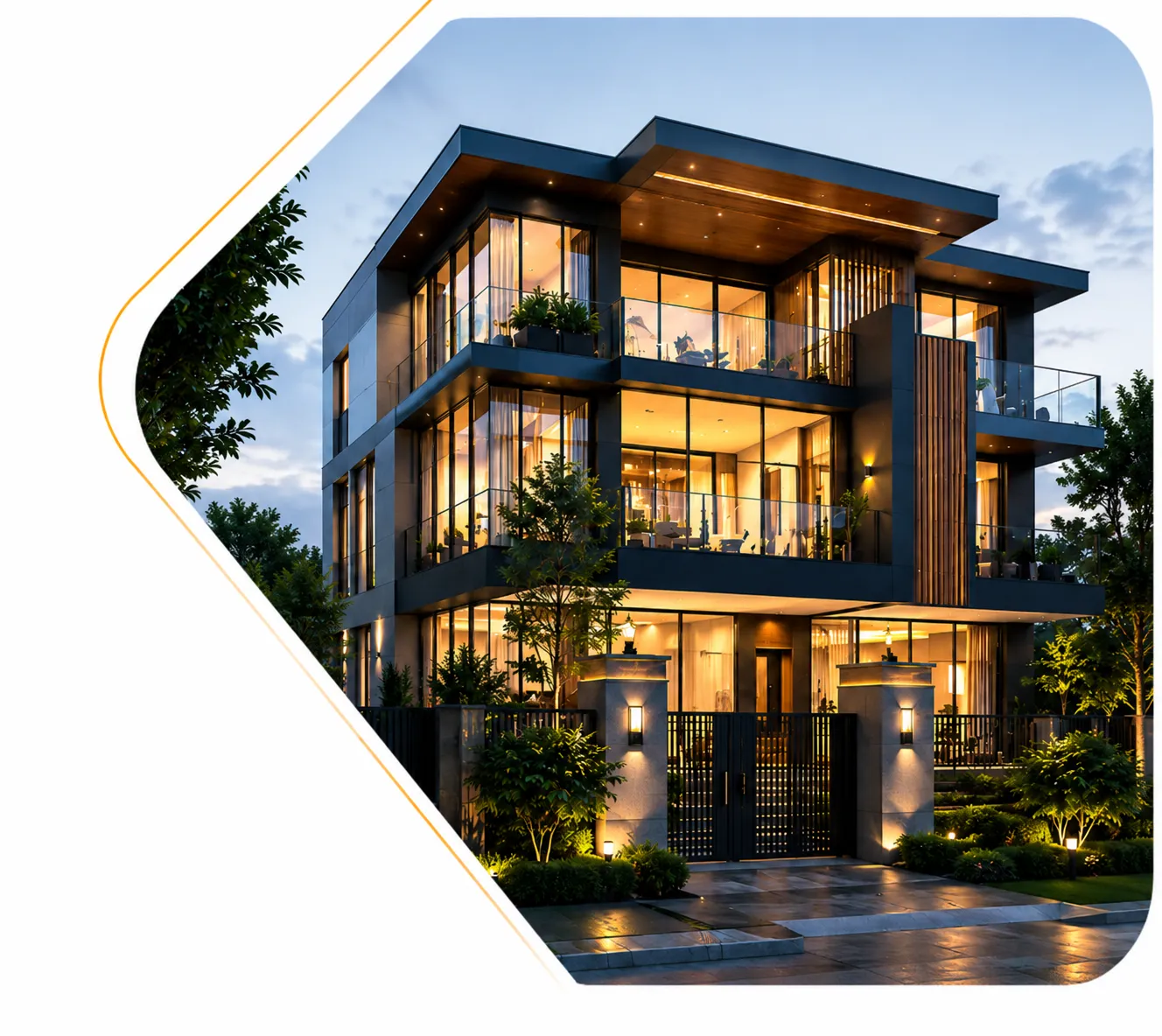 Modern Premium Real Estate Building