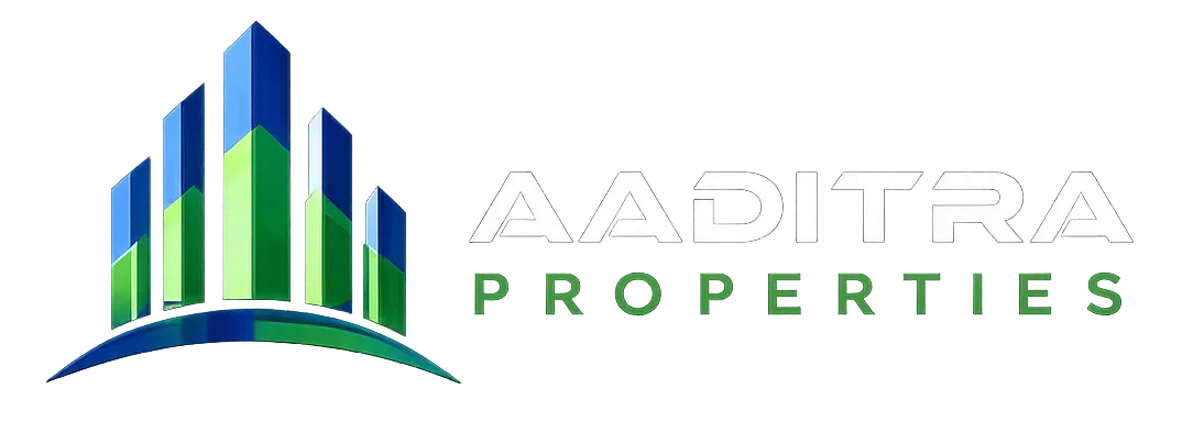 Aaditra Properties Scrolled Logo